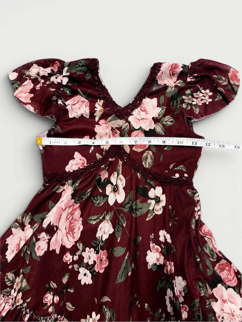 Revolution Dance “When You Dream” Floral Mesh Dress | Child SC Approx Girls 6X–7